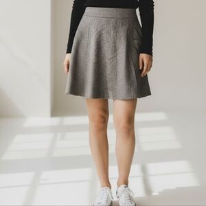 Banana Republic Gray  A-Line Skirt